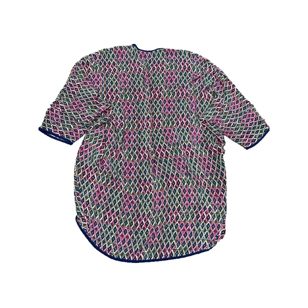 Soft Surroundings Alina Cocoon top silky boho Topper Multi Ikat S/M A007091 - Picture 8 of 8